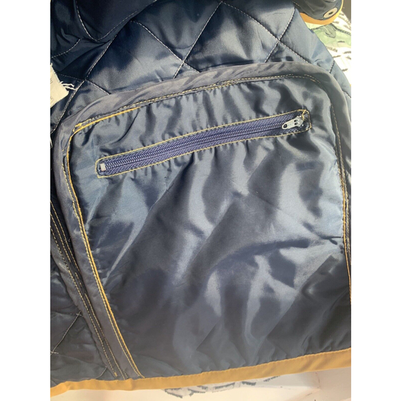 Mens LANVIN Quilted Jacket, Tan, Medium - Picture 11 of 12